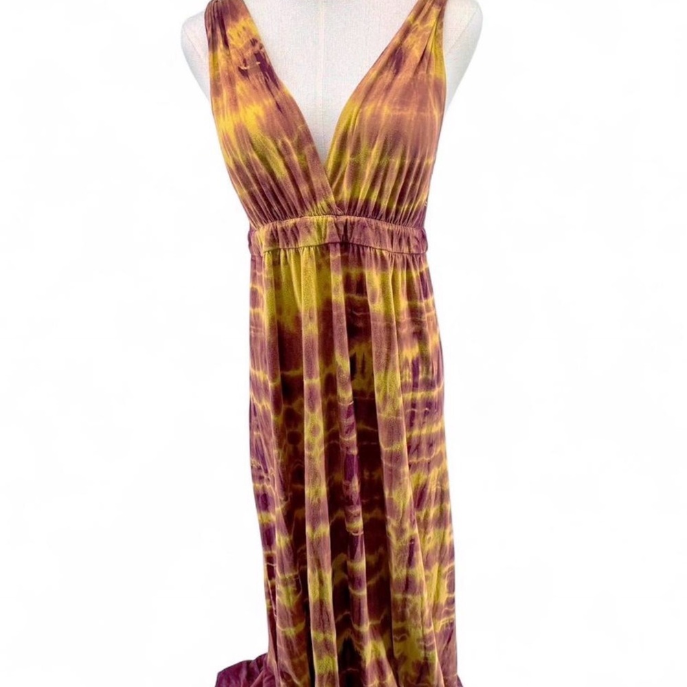 Tie-Dye Boho Music Festival Gypsy 05 dress
